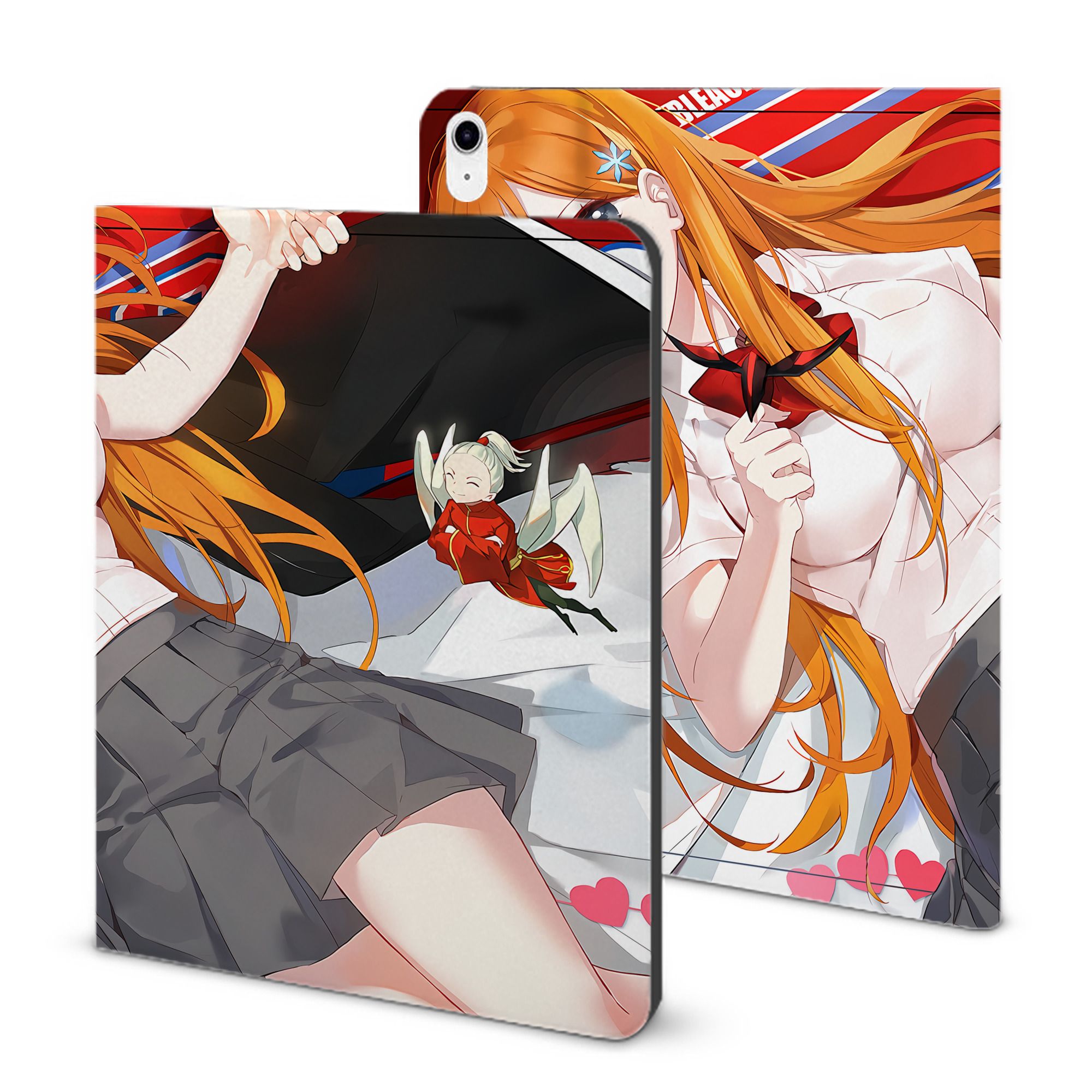 （画像用） ブリーチ BLEACH IPad ケース ブック型 PUレザー TPU 耐衝撃 軽量 薄型 ペン収納なし 全面保護 IPad 各モデル対応